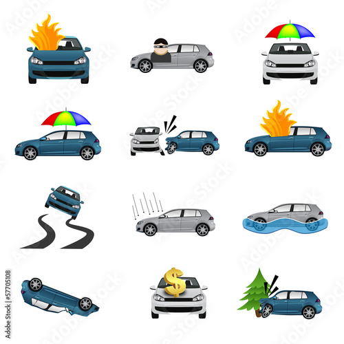 Car Insurance Icons