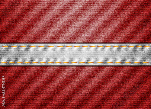 Denim Latvia flag
