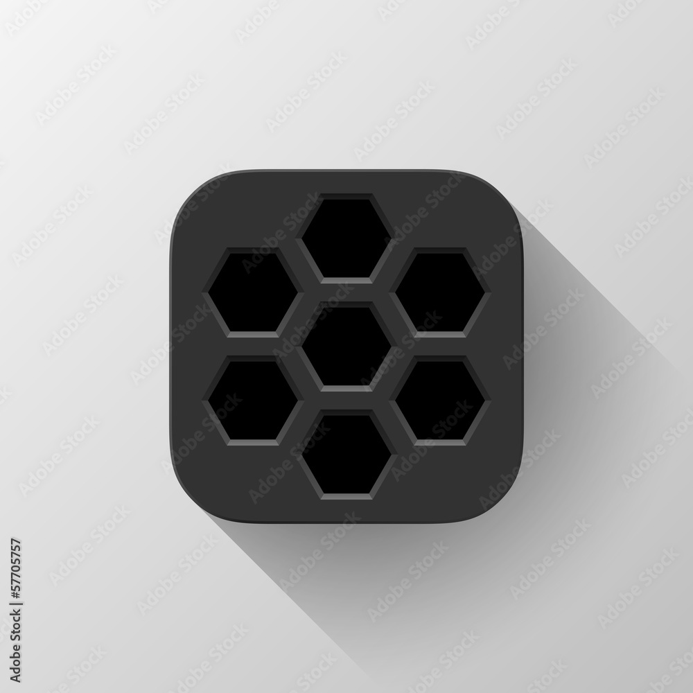 Black Technology App Icon Template Black Technology App Icon Template