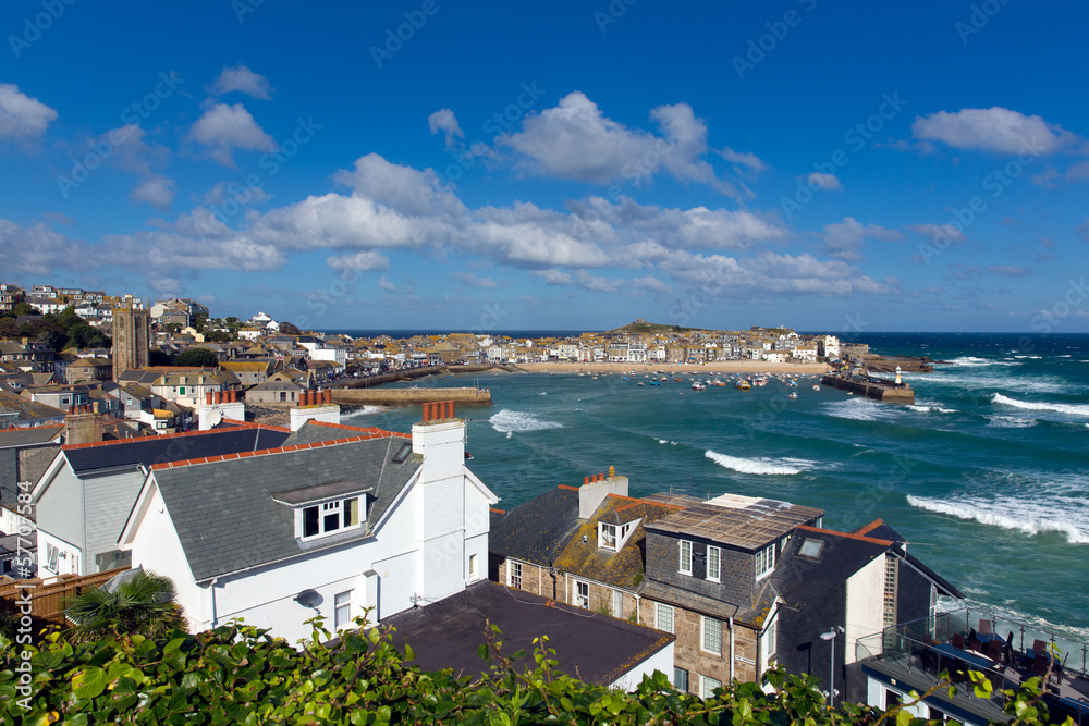 View of St Ives Cornwall England