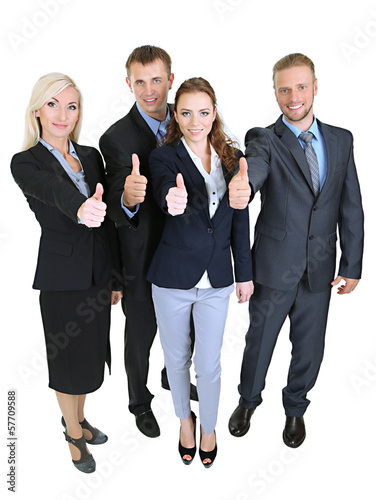 Group of business people is...