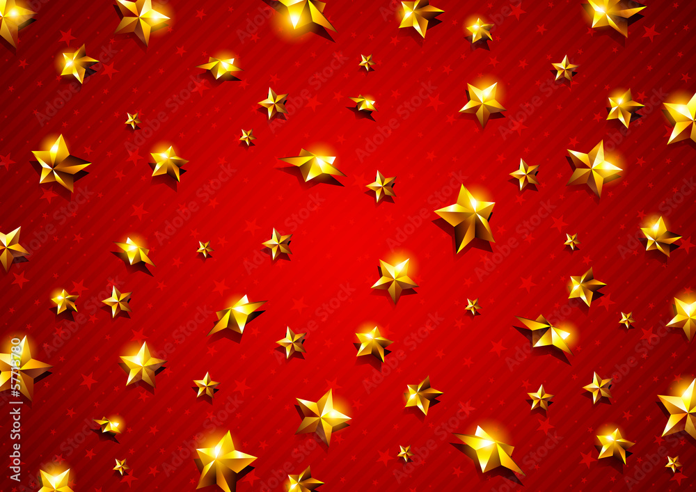 Bright background with stars