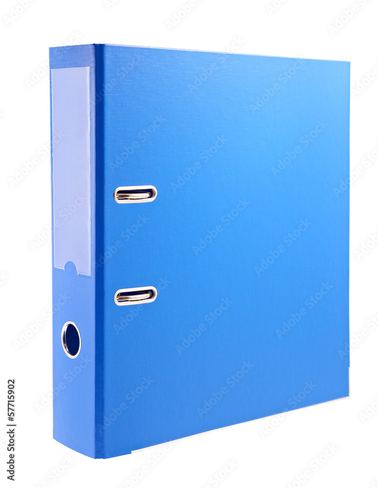 Office folder isolated on white background Office folder isolated on white background