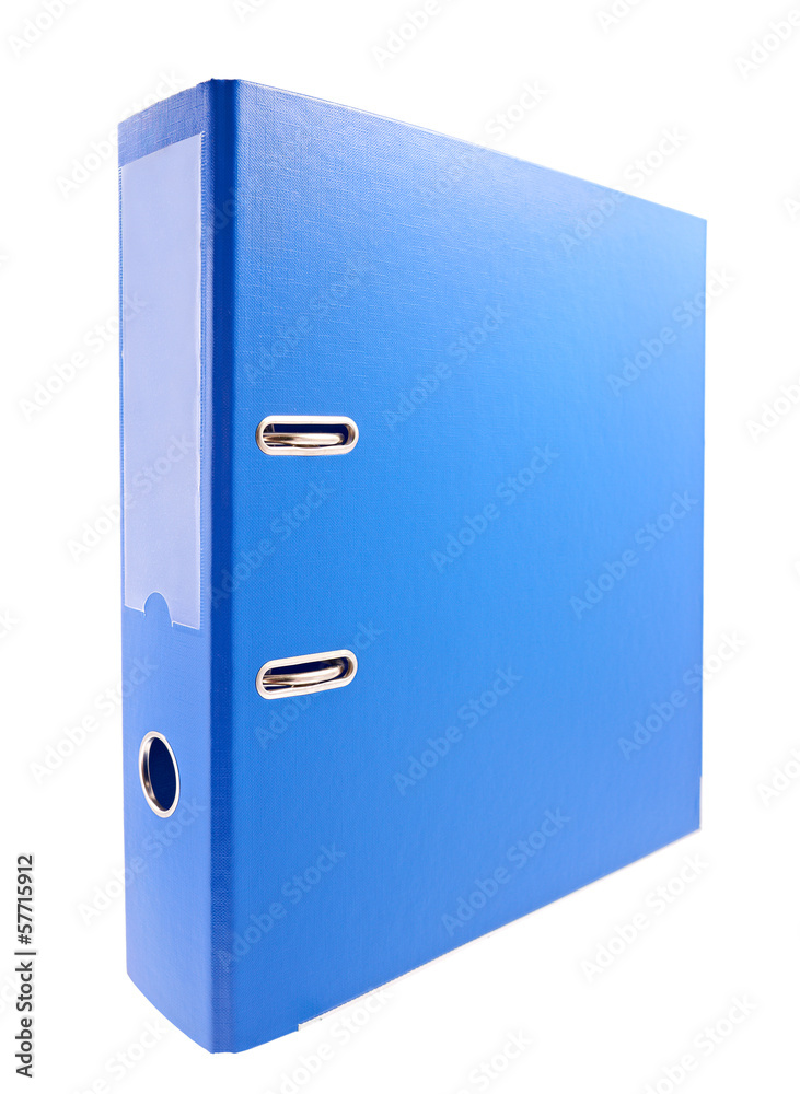 Office folder isolated on white background Office folder isolated on white background