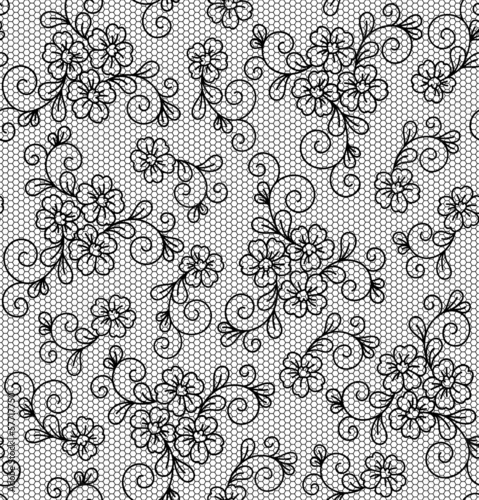 Seamless lace pattern