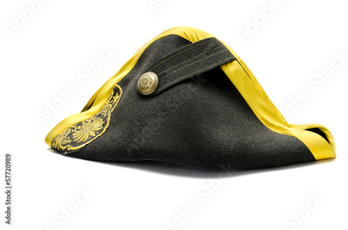 Black tricorn hat photo