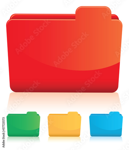 red folder set