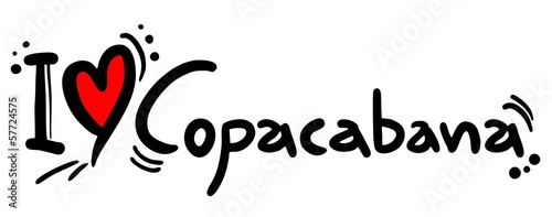 Love copacabana