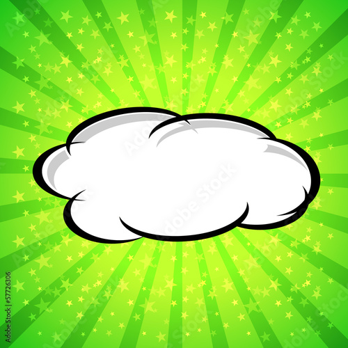Comic Speech Bubble, Cartoon
