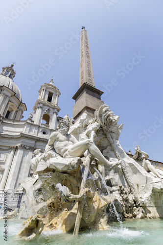Piazza Navona in Rome, Italy