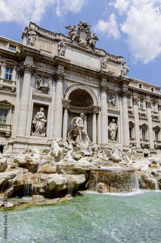 Trevi fountain in Rome, Italy