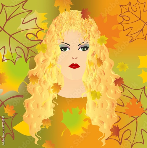 jesienna dziewczyna,