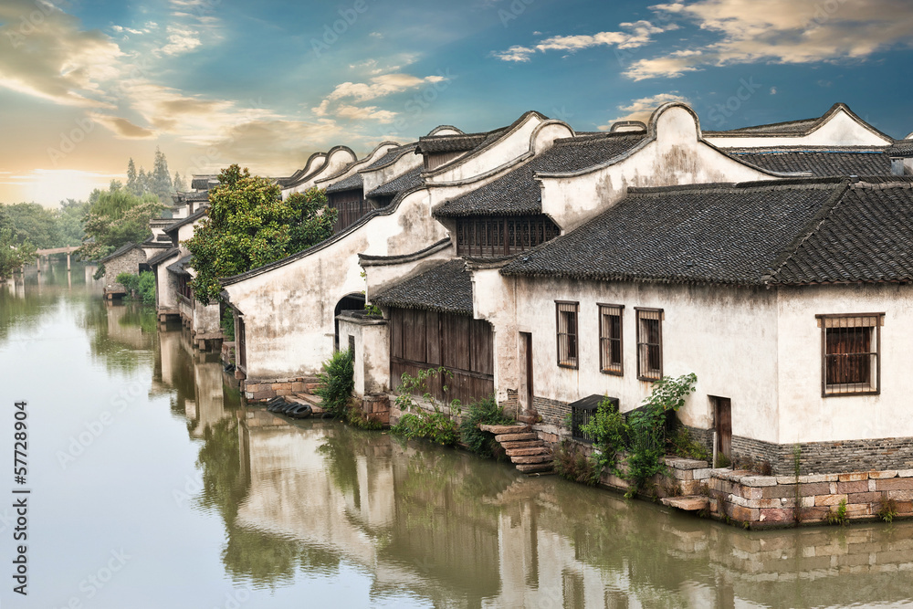 Fototapeta premium Water town of Wuzhen in Zhejiang province - China