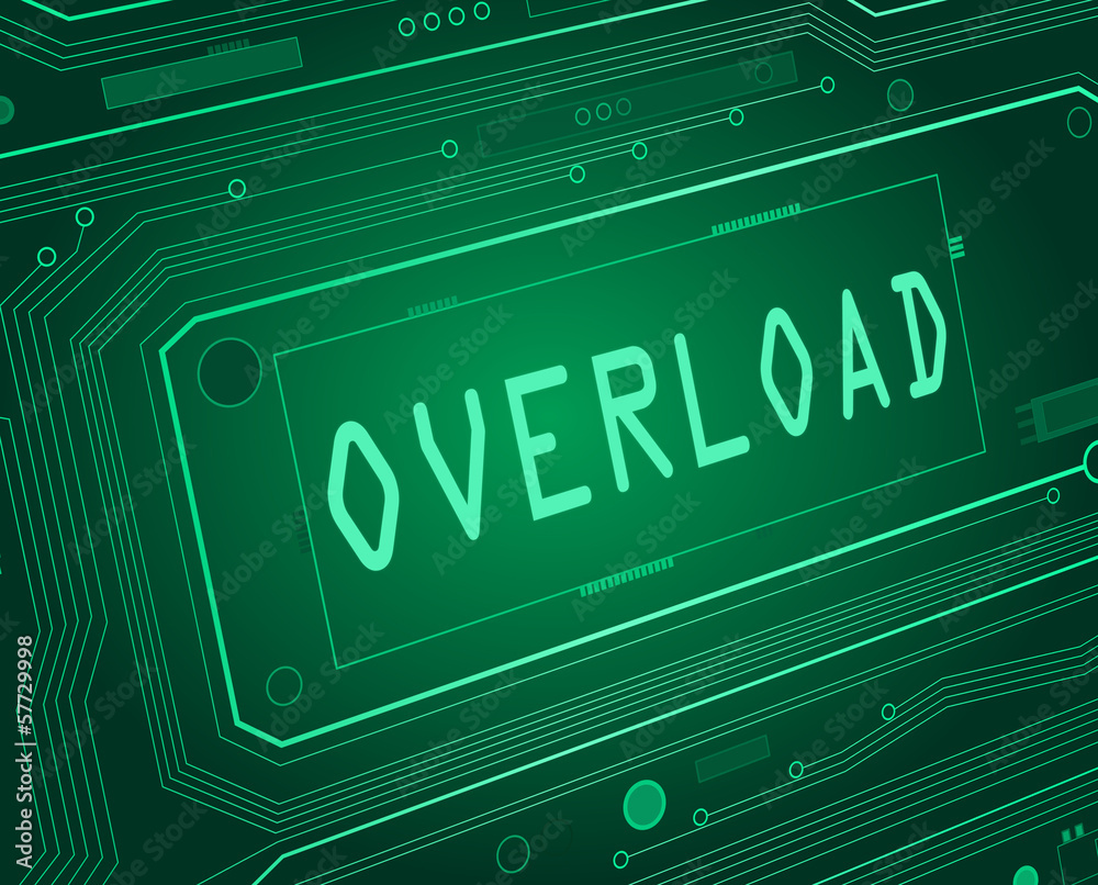 Overload concept. Overload concept.