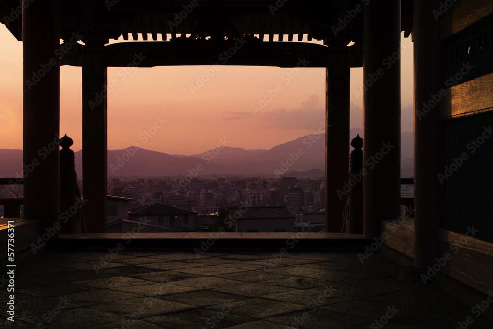 京都の夕暮れ 京都の夕暮れ