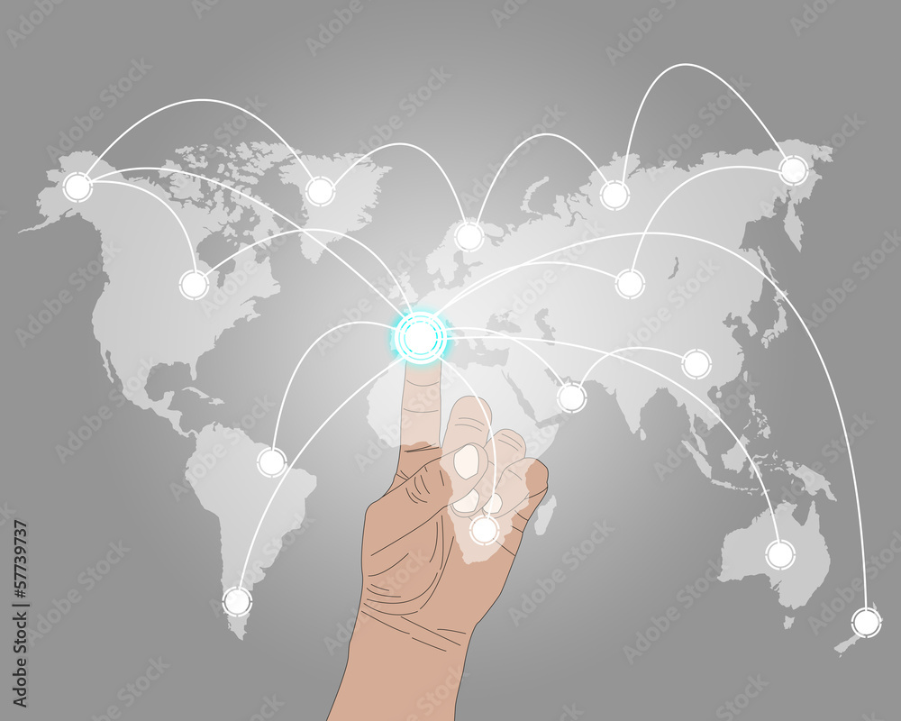 connection of the world