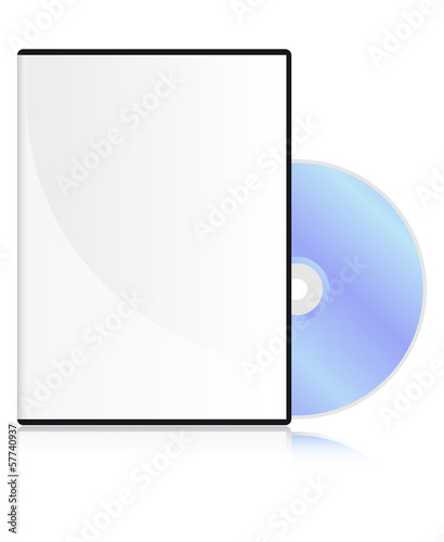 DVD disk with a blank cover