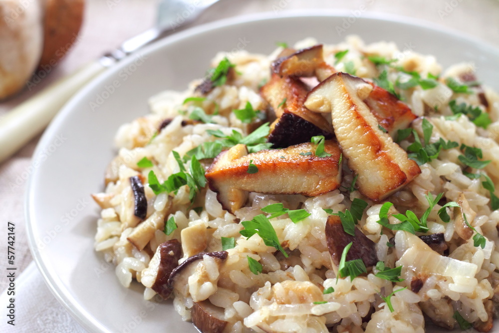 Risotto with mushrooms Risotto with mushrooms
