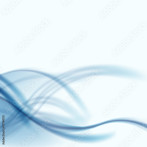 Abstract light blue waves