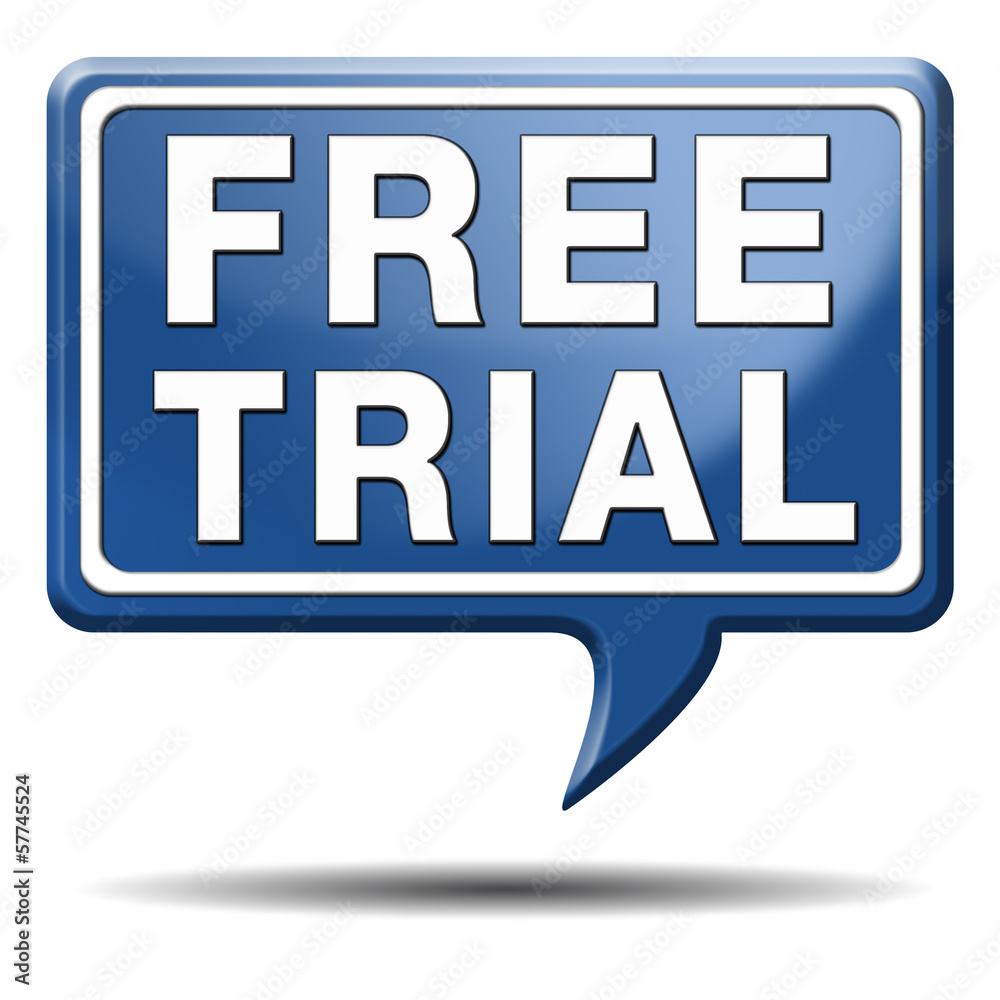 free sample blue text