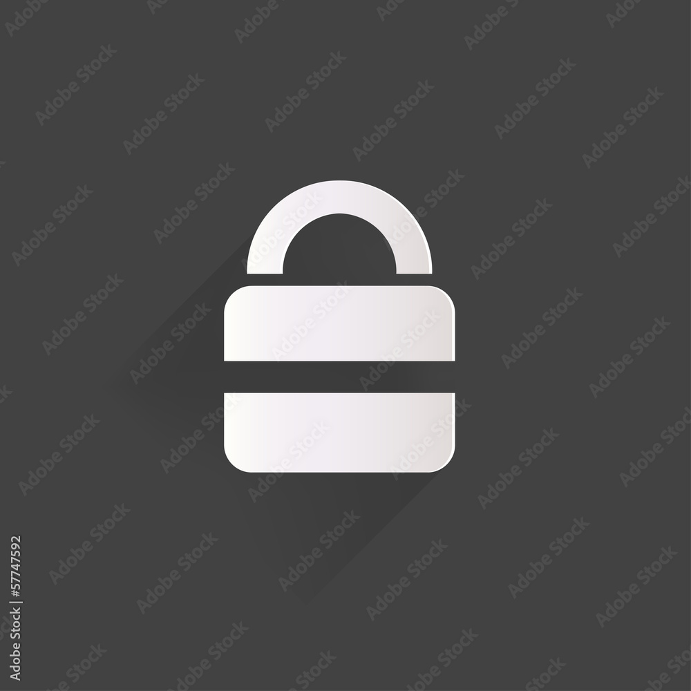 Padlock web icon Padlock web icon