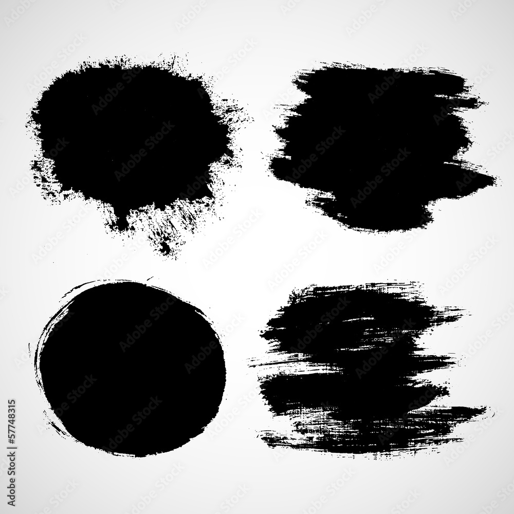 Paint splatters set Paint splatters set