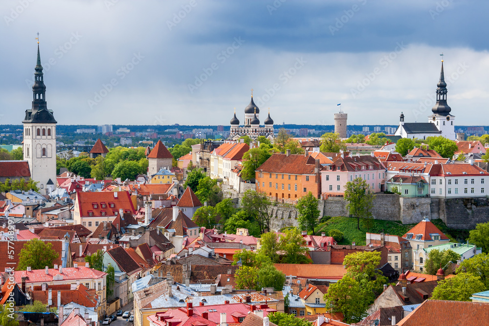Tallinn cityscape. Estonia