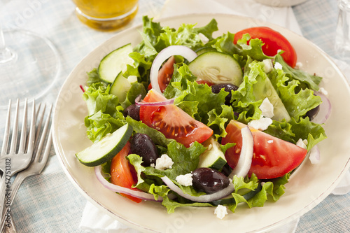 Homemade Organic Greek Salad