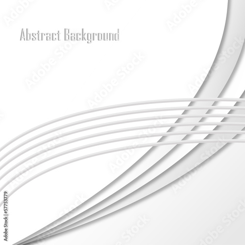 Elegant Line Background - Vector Illustration