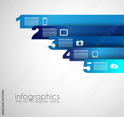 Timeline to display your data with Infographic elements