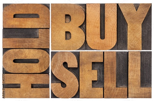 buy  hold  sell in wood type