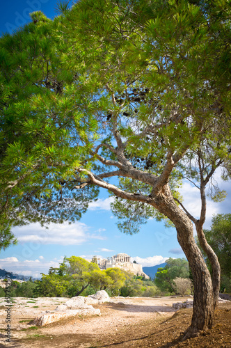 Fototapeta Naklejka Na Ścianę i Meble -  Beautiful view of ancient Acropolis, Athens, Greece