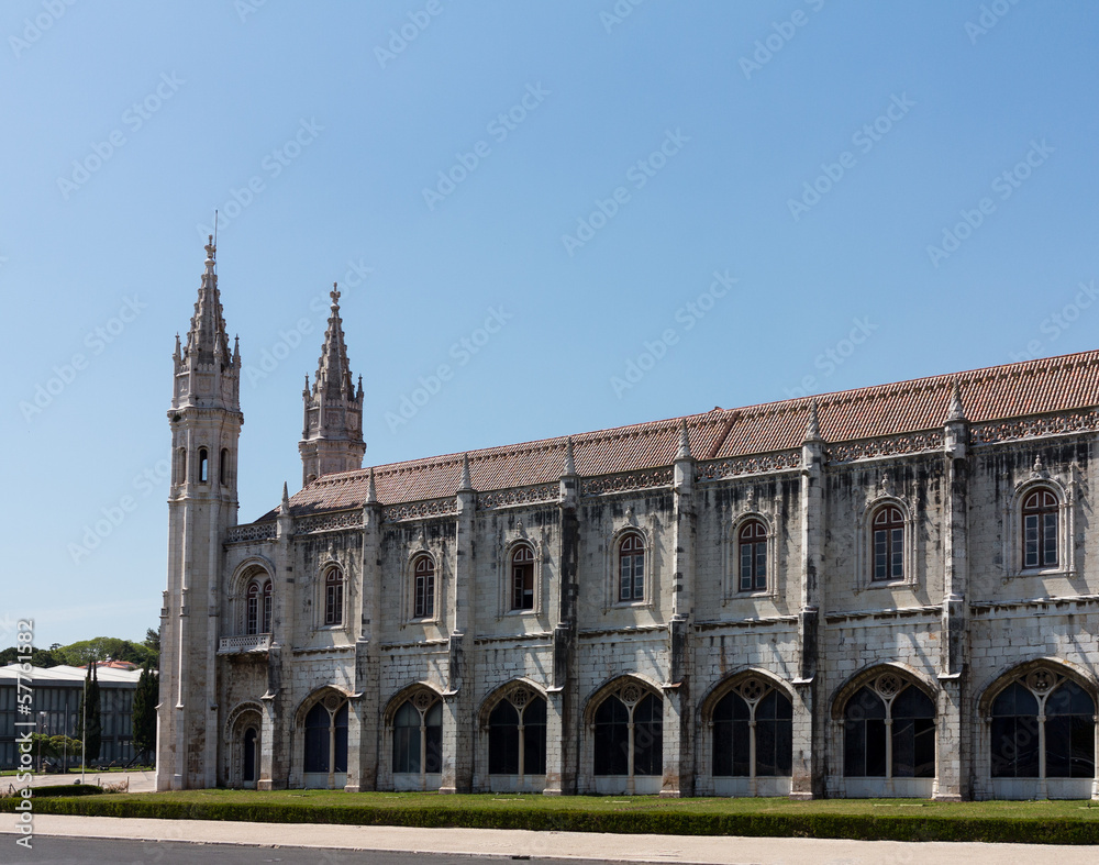 Jeronimos Monastery in Belem Lisbon