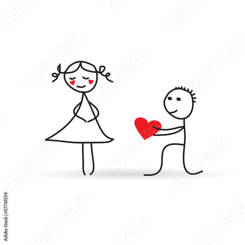 funny proposal for Valentine's Day