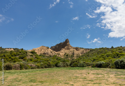 Rock formations at Anzac cove photo