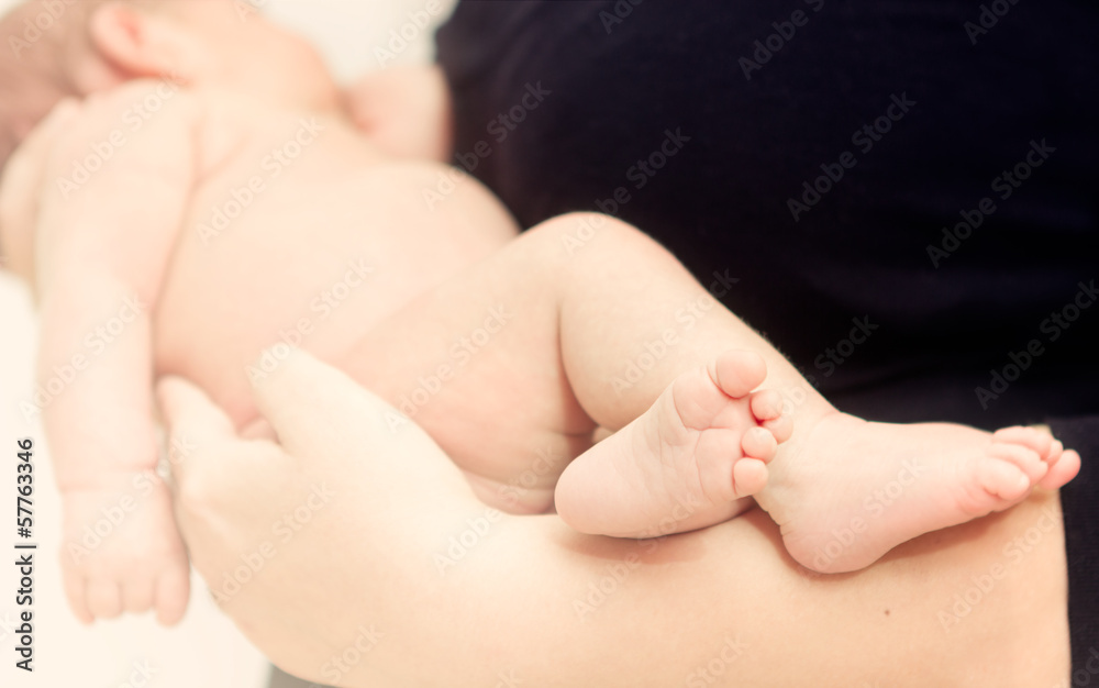 Father holding baby - Lovely portret Father holding baby - Lovely portret