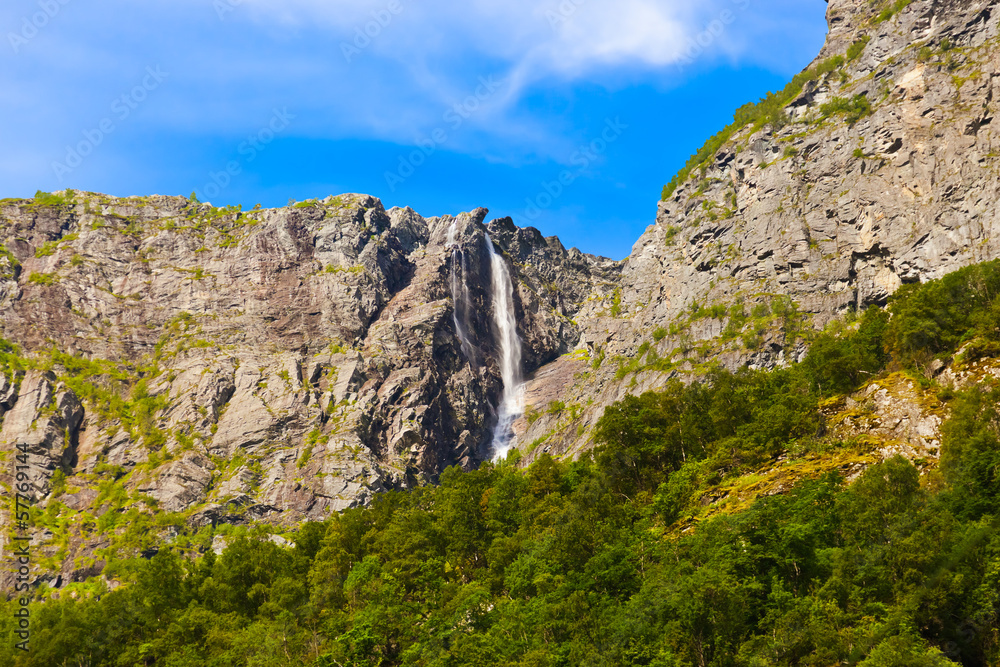 Waterfall in Flam - Norway