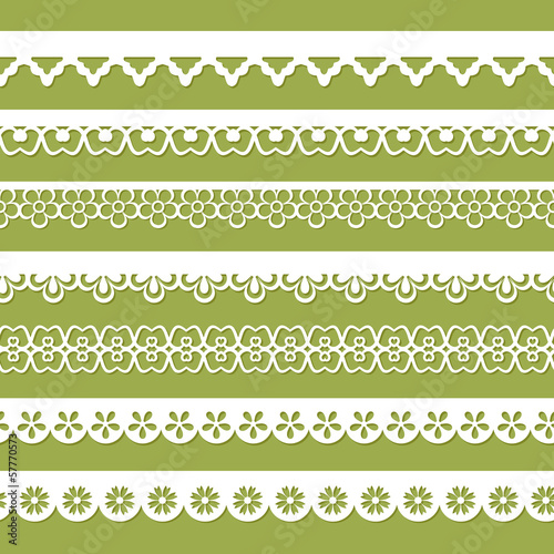 abstract seamless paper laces