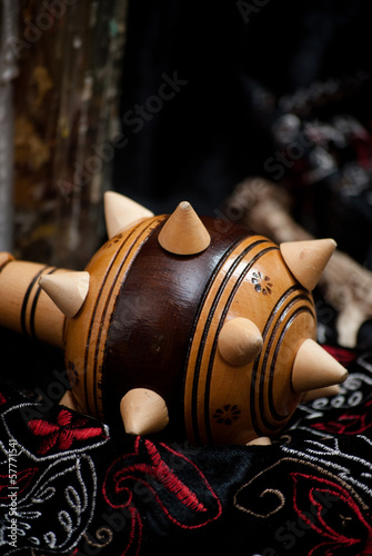 wooden mace photo