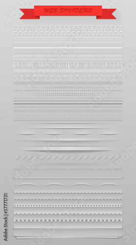 Web dividers