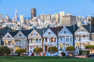 Fototapete San Francisco Die Painted Ladies von San Francisco  © Frédéric Prochasson