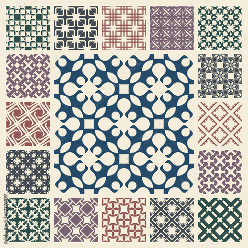 Seamless geometric pattern.