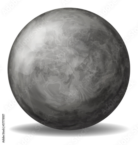 A gray ball