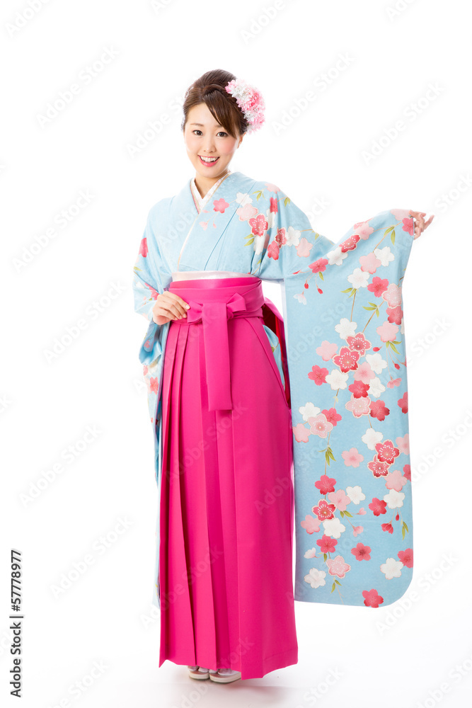 japanese traditional woman on white background japanese traditional woman on white background
