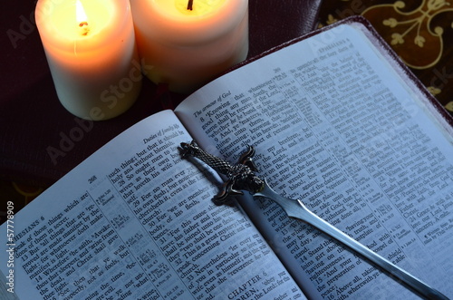 Bible and Sword photo