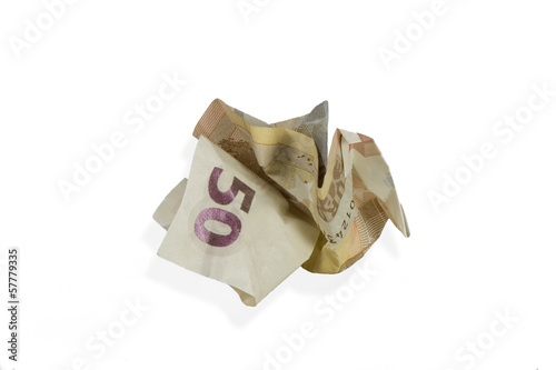 crumpled paper photo