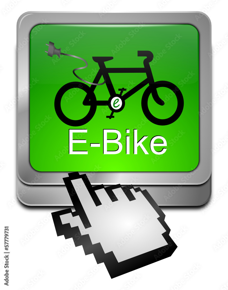 E-Bike Button mit Cursor