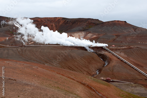 Geothermal plant photo