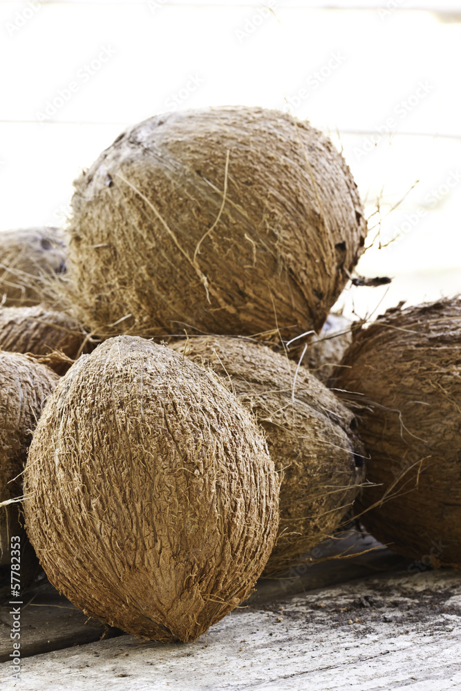 Dried coconut for coconut milk