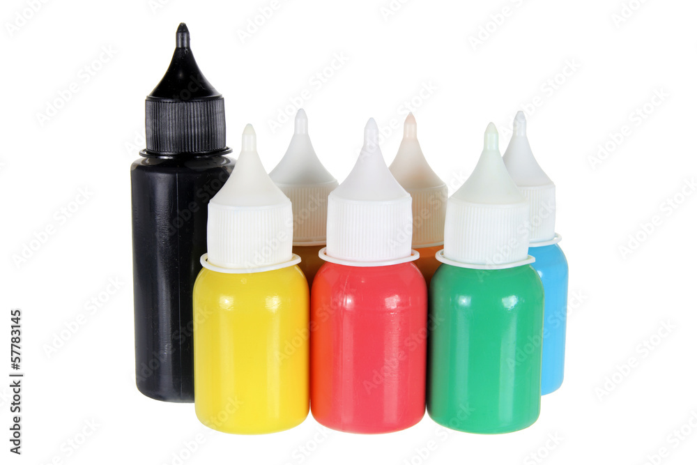 Bottles of Paint Bottles of Paint